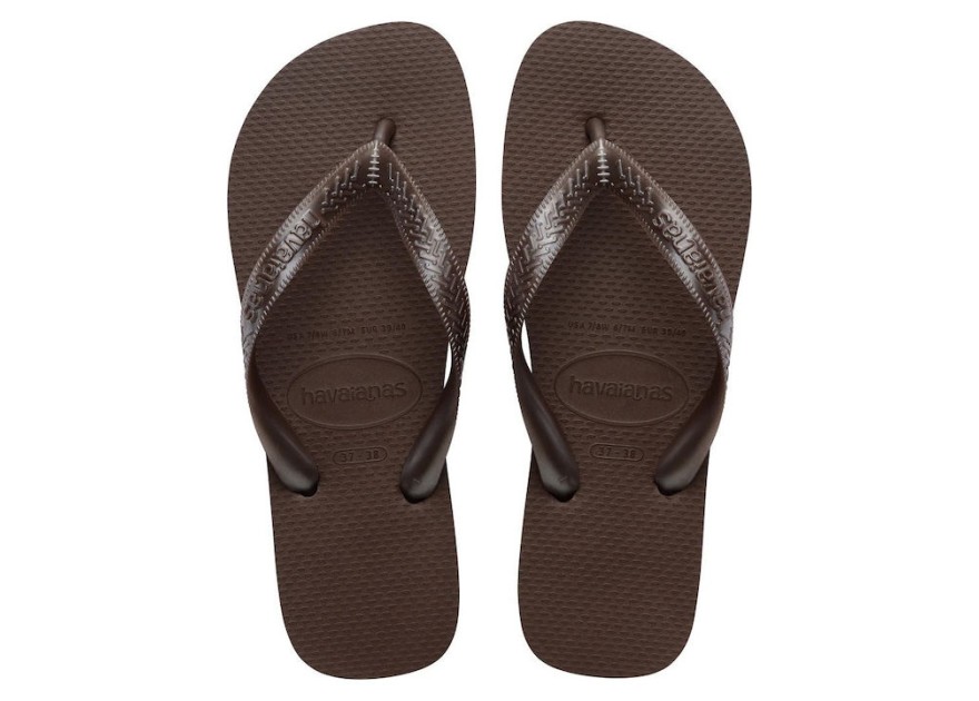 Havaianas Top Tiras Σαγιονάρες σε Καφέ Χρώμα