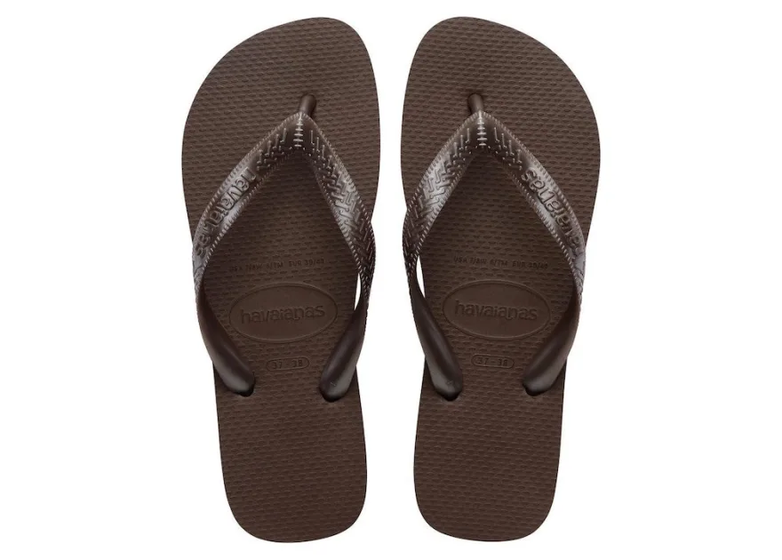 Havaianas Top Tiras Σαγιονάρες σε Καφέ Χρώμα