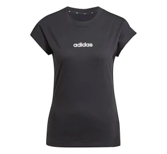 Adidas Essentials Linear Γυναικείο T-shirt Μαύρο