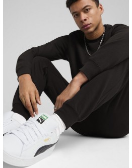 PUMA Παντελόνι Φόρμας με Λάστιχο Μαυρο