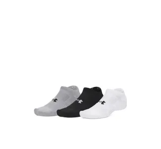 Under Armour Ua Performance Running Κάλτσες Λευκές 3 Ζεύγη