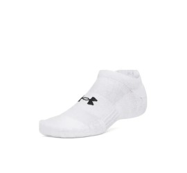 Under Armour Ua Performance Running Κάλτσες Λευκές 3 Ζεύγη