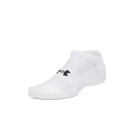 Under Armour Ua Performance Running Κάλτσες Λευκές 3 Ζεύγη