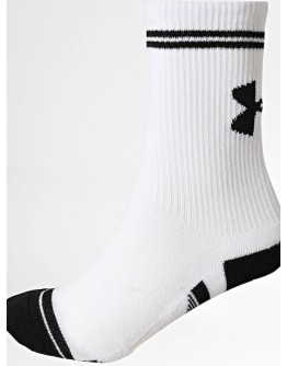 Under Armour Αθλητικές Κάλτσες Λευκές 3 Ζεύγη