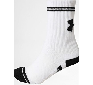 Under Armour Αθλητικές Κάλτσες Λευκές 3 Ζεύγη