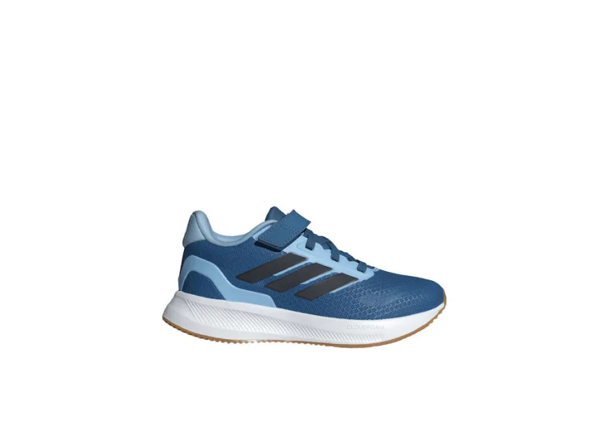 Adidas Runfalcon 5 Αθλητικά Παιδικά Παπούτσια Running με Σκρατς Μπλε