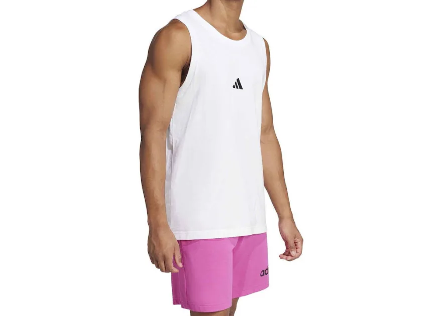 Adidas Essentials Aeroready Αθλητική Μπλούζα Λευκή