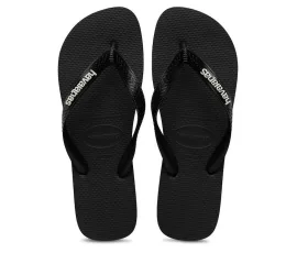 Havaianas Logo Ανδρικά Flip Flops Μαύρα