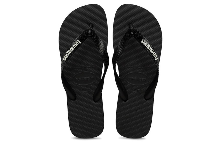 Havaianas Logo Ανδρικά Flip Flops Μαύρα