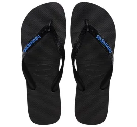 Havaianas Logo Ανδρικές Σαγιονάρες Μαύρες