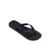 Havaianas Logo Ανδρικές Σαγιονάρες Μαύρες