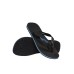 Havaianas Logo Ανδρικές Σαγιονάρες Μαύρες