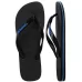 Havaianas Logo Ανδρικές Σαγιονάρες Μαύρες