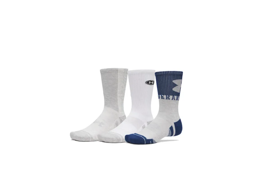 Under Armour Αθλητικές Κάλτσες Λευκές 3 Ζεύγη
