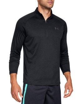 Under Armour Tech 2.0 Αθλητική Μπλούζα Μακρυμάνικη Μαύρη