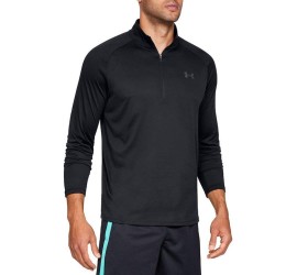 Under Armour Tech 2.0 Αθλητική Μπλούζα Μακρυμάνικη Μαύρη