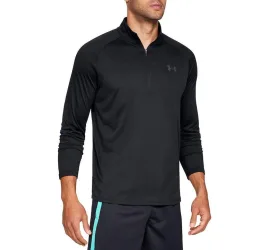 Under Armour Tech 2.0 Αθλητική Μπλούζα Μακρυμάνικη Μαύρη