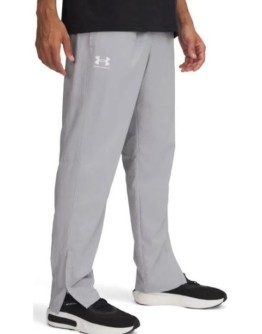 Under Armour Rival Woven Παντελόνι Φόρμας Γυαλιστερό με Λάστιχο Mod Gray / White