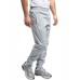 Under Armour Rival Woven Παντελόνι Φόρμας Γυαλιστερό με Λάστιχο Mod Gray / White