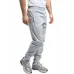 Under Armour Rival Woven Παντελόνι Φόρμας Γυαλιστερό με Λάστιχο Mod Gray / White