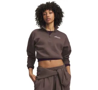 Under Armour Γυναικείο Φούτερ Καφέ