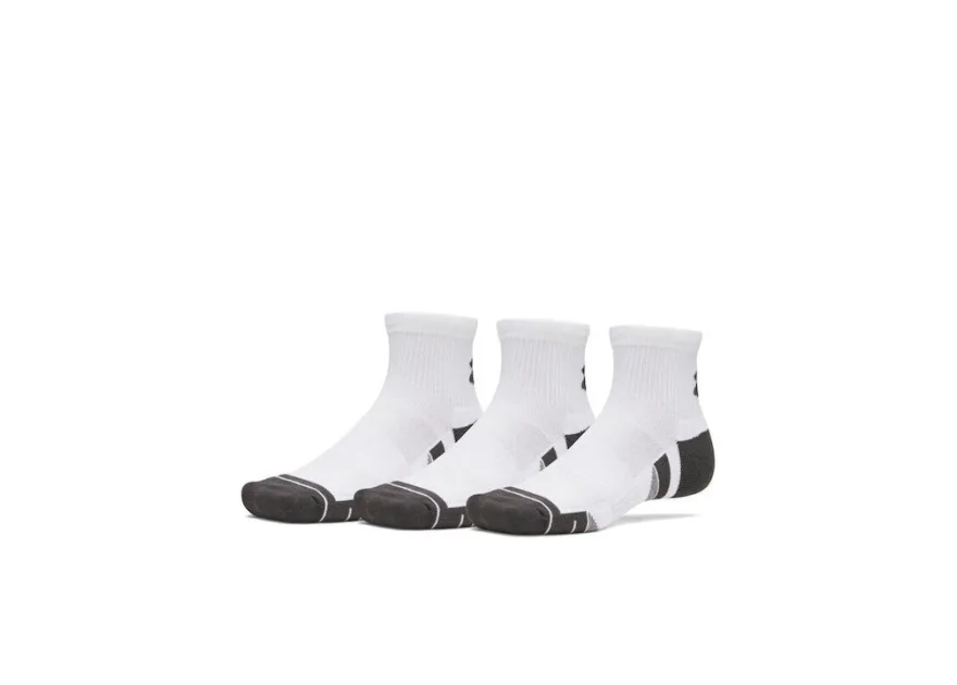 Under Armour Running Κάλτσες Λευκές 3 Ζεύγη