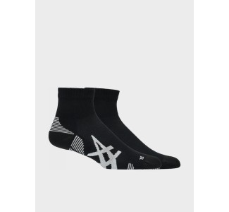 ASICS Cushion Running Κάλτσες Μαύρες 2 Ζεύγη