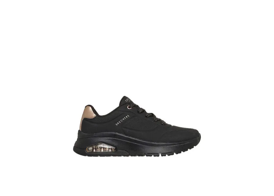 Skechers Uno Flex Γυναικεία Sneakers Μαύρο