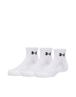 Under Armour Ua Performance Αθλητικές Κάλτσες Λευκές 3 Ζεύγη