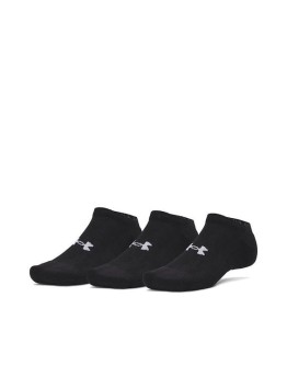 Under Armour Ua Performance Running Κάλτσες Μαύρες 3 Ζεύγη