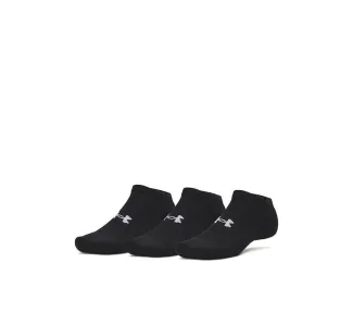 Under Armour Ua Performance Running Κάλτσες Μαύρες 3 Ζεύγη