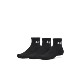 Under Armour Ua Performance Αθλητικές Κάλτσες Μαύρες 3 Ζεύγη