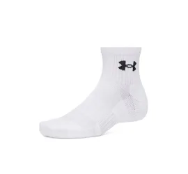 Under Armour Ua Performance Αθλητικές Κάλτσες Λευκές 3 Ζεύγη