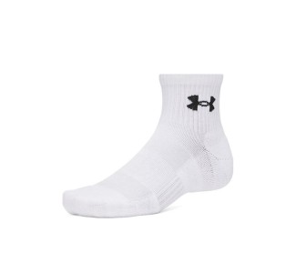 Under Armour Ua Performance Αθλητικές Κάλτσες Λευκές 3 Ζεύγη