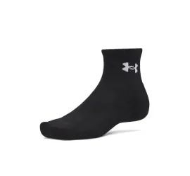Under Armour Ua Performance Αθλητικές Κάλτσες Μαύρες 3 Ζεύγη