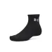Under Armour Ua Performance Αθλητικές Κάλτσες Μαύρες 3 Ζεύγη