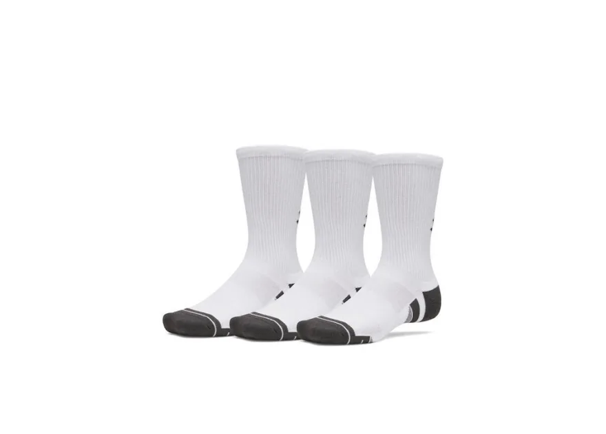 Under Armour Running Κάλτσες Λευκές 3 Ζεύγη