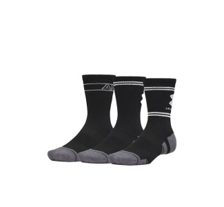 Under Armour Running Κάλτσες Μαύρες 3 Ζεύγη