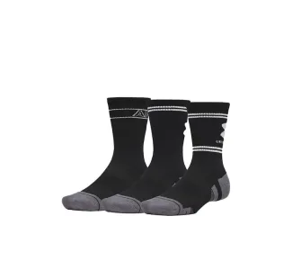 Under Armour Running Κάλτσες Μαύρες 3 Ζεύγη