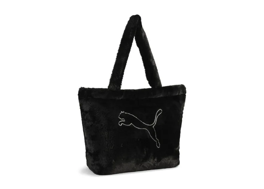 PUMA Up Fur Γυναικεία Τσάντα Shopper Ώμου Μαύρη