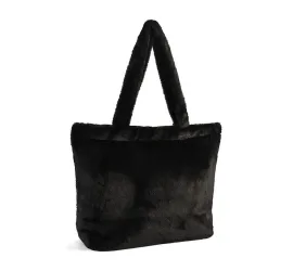 PUMA Up Fur Γυναικεία Τσάντα Shopper Ώμου Μαύρη