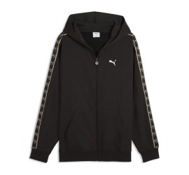 PUMA Tape Ζακέτα με Κουκούλα Μαύρη