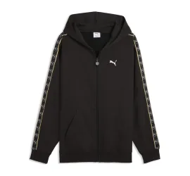PUMA Tape Ζακέτα με Κουκούλα Μαύρη