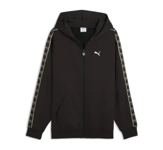 PUMA Tape Ζακέτα με Κουκούλα Μαύρη