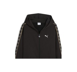 PUMA Tape Ζακέτα με Κουκούλα Μαύρη