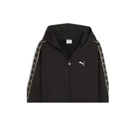 PUMA Tape Ζακέτα με Κουκούλα Μαύρη