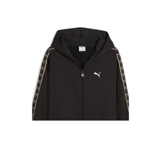 PUMA Tape Ζακέτα με Κουκούλα Μαύρη
