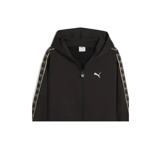 PUMA Tape Ζακέτα με Κουκούλα Μαύρη
