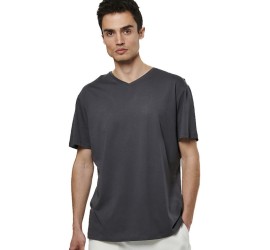 Body Action Μπλούζα Κοντομάνικη Graphite Grey