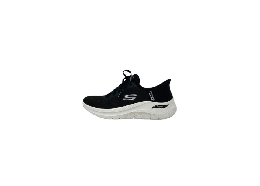Skechers Arch Fit 2.0 Γυναικεία Αθλητικά Παπούτσια Running Μαύρο - Λευκό